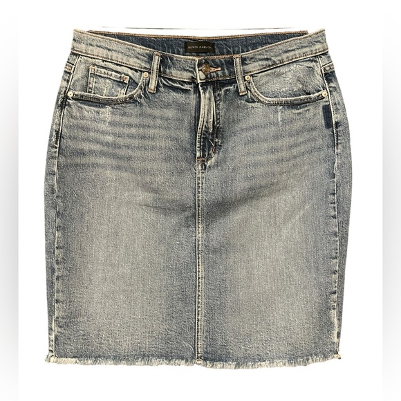 Silver Jean Co. Light Blue Pencil Skirt - Picture 2 of 4